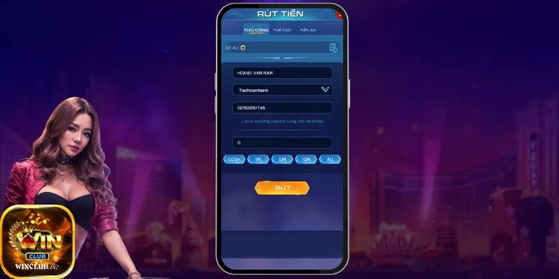 Rút tiền Winclub